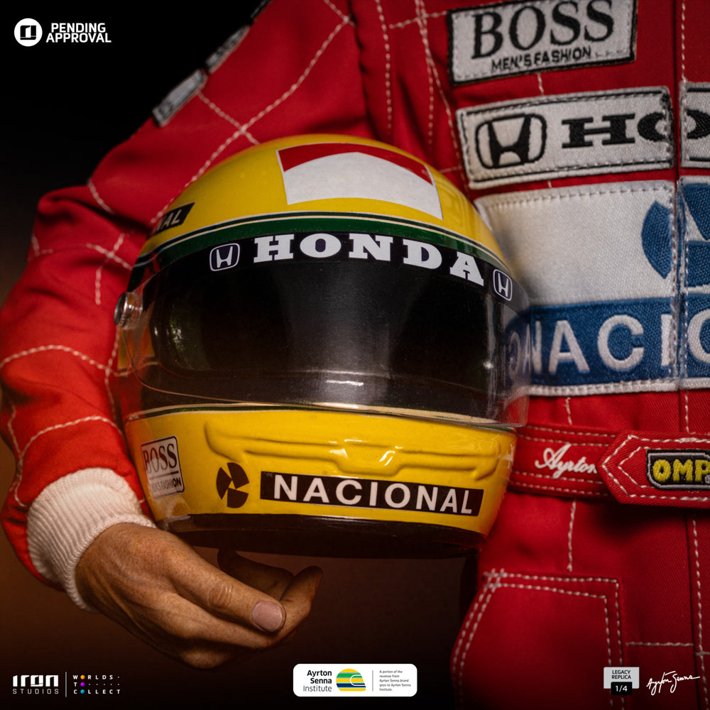 Estátua Ayrton Senna - Ayrton Senna - Legacy Replica 1/4 - Iron Studios