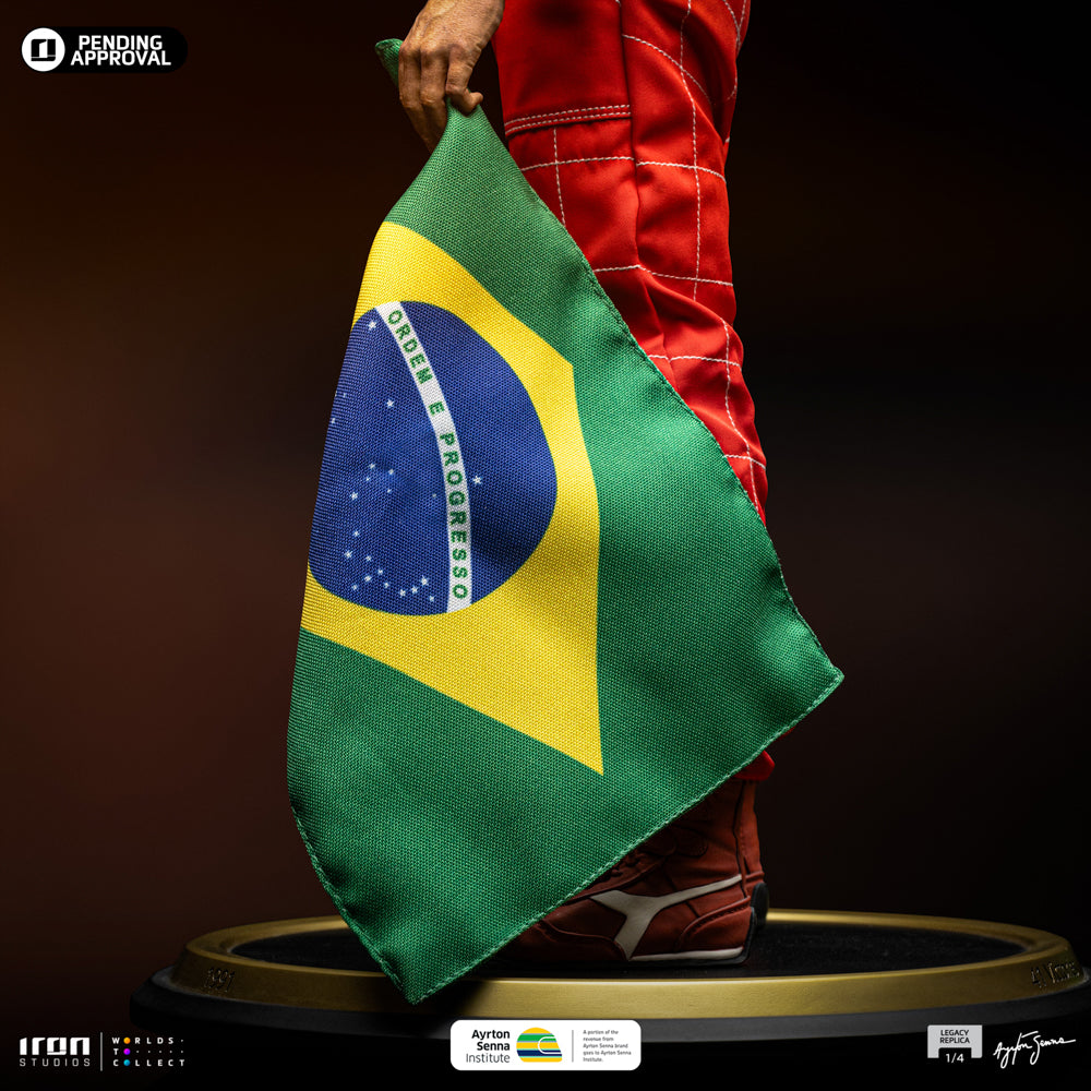 Estátua Ayrton Senna - Ayrton Senna - Legacy Replica 1/4 - Iron Studios
