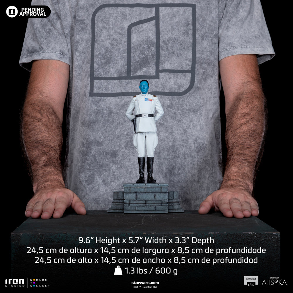 Estátua Grande Almirante Thrawn - Star Wars - Art Scale 1/10 - Iron Studios