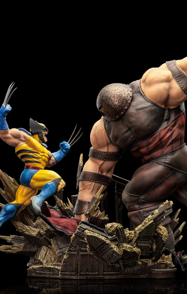 Estátua Juggernat vs Wolverine 10th Anniversary - Marvel - Art Scale 1/10 - Iron Studios