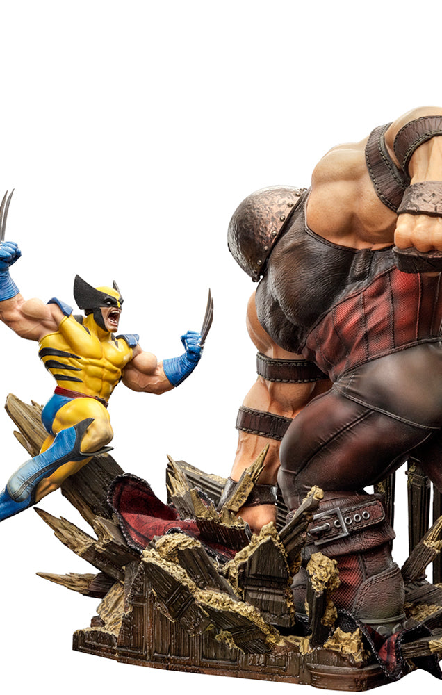 Estátua Juggernat vs Wolverine 10th Anniversary - Marvel - Art Scale 1/10 - Iron Studios