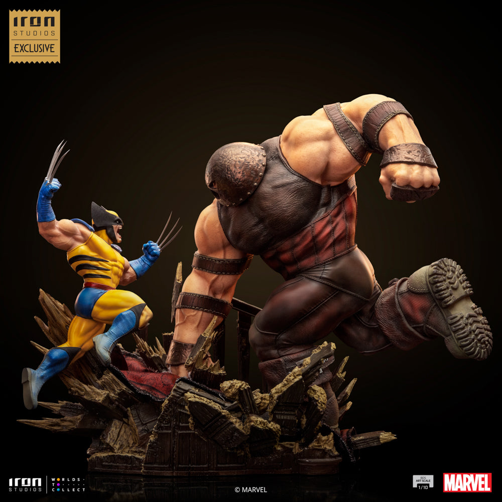 Estátua Juggernat vs Wolverine 10th Anniversary - Marvel - Art Scale 1/10 - Iron Studios