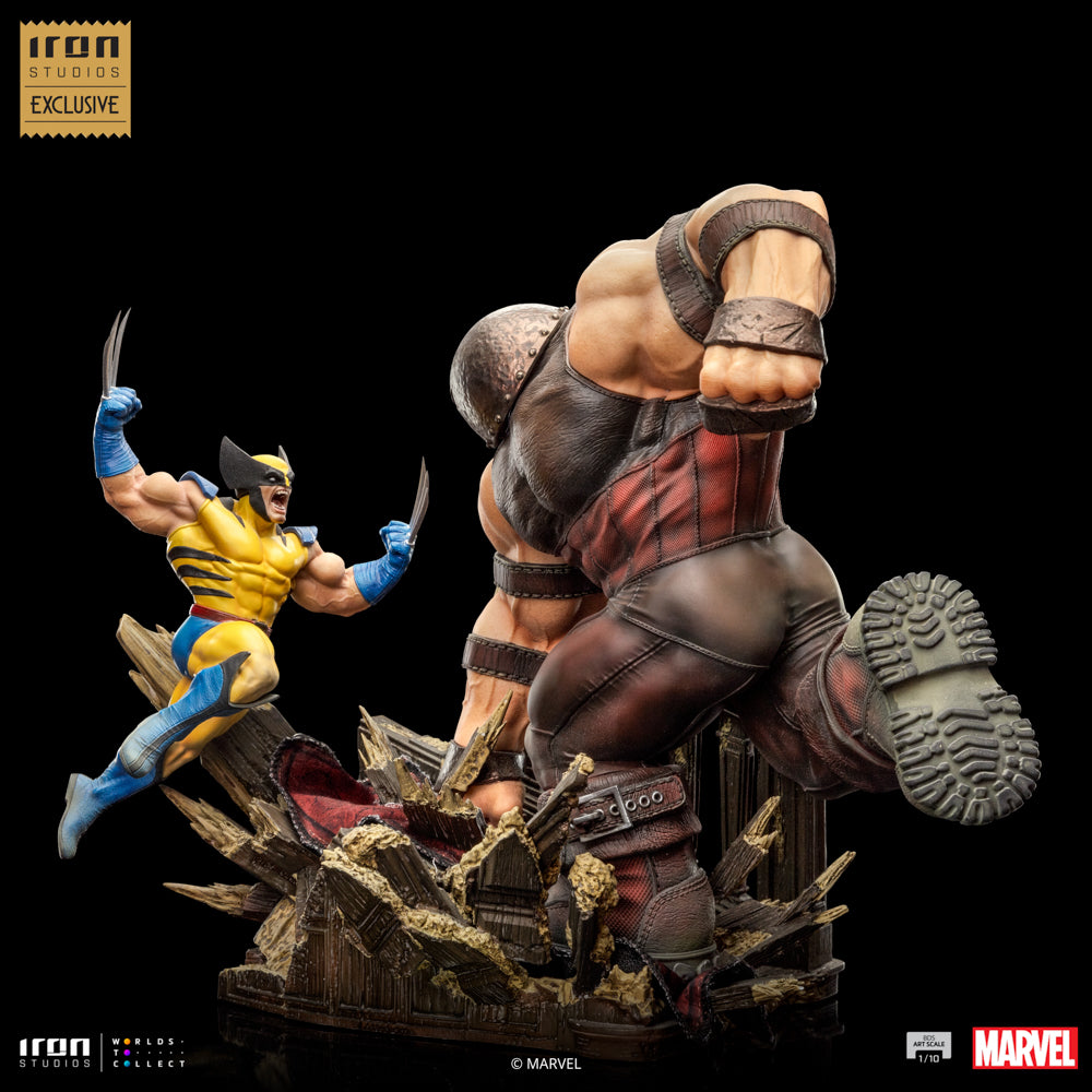 Estátua Juggernat vs Wolverine 10th Anniversary - Marvel - Art Scale 1/10 - Iron Studios