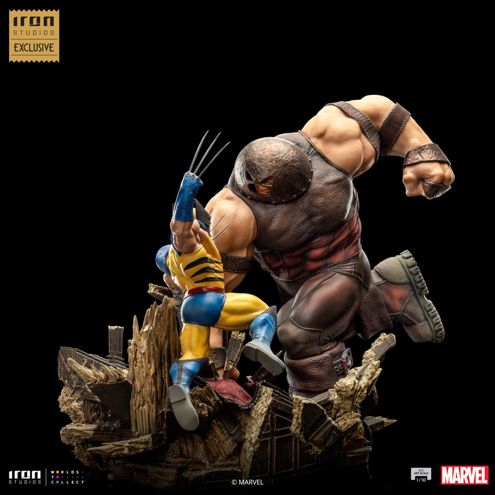 Estátua Juggernat vs Wolverine 10th Anniversary - Marvel - Art Scale 1/10 - Iron Studios