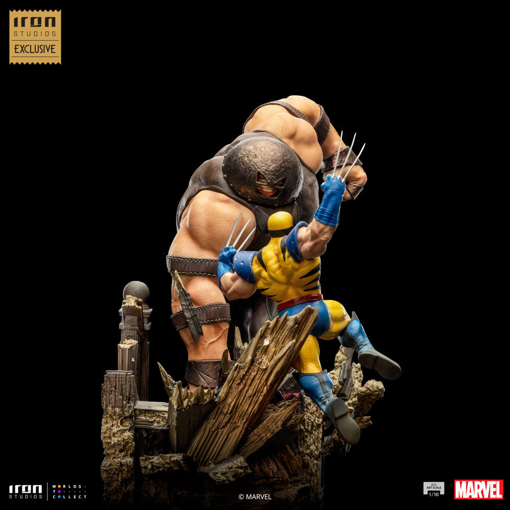 Estátua Juggernat vs Wolverine 10th Anniversary - Marvel - Art Scale 1/10 - Iron Studios