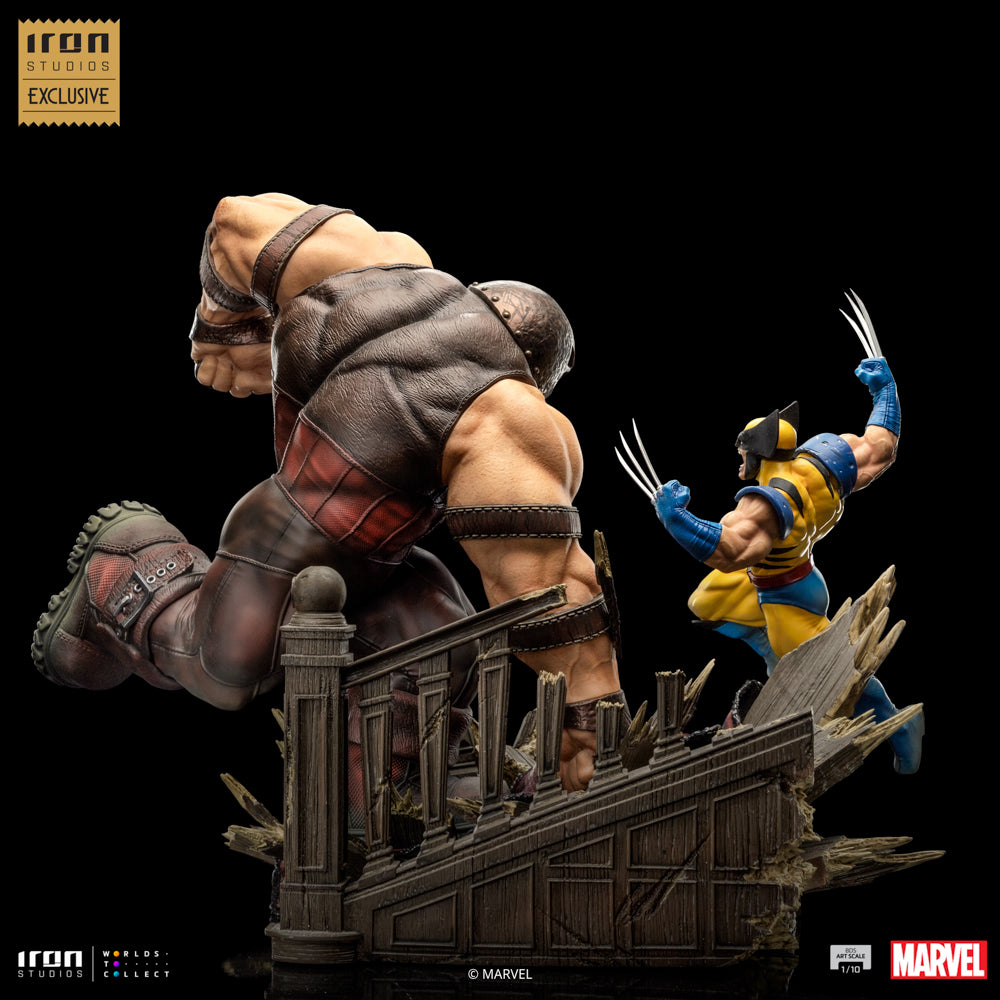 Estátua Juggernat vs Wolverine 10th Anniversary - Marvel - Art Scale 1/10 - Iron Studios