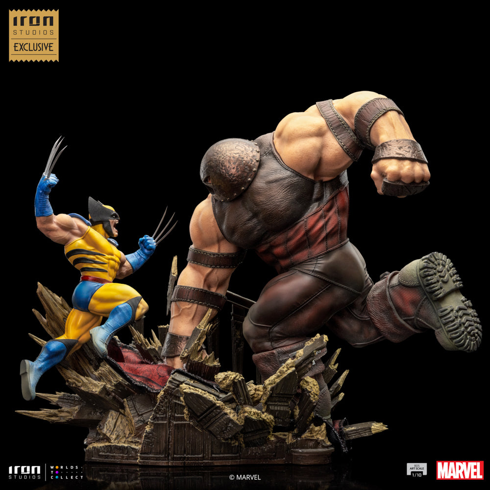 Estátua Juggernat vs Wolverine 10th Anniversary - Marvel - Art Scale 1/10 - Iron Studios