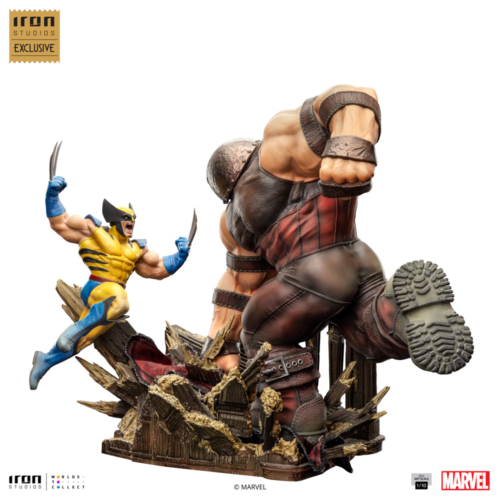 Estátua Juggernat vs Wolverine 10th Anniversary - Marvel - Art Scale 1/10 - Iron Studios