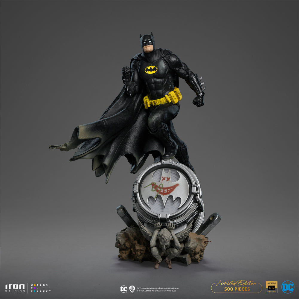 Estátua Batman Deluxe Black Ver - DC Comics - Art Scale 1/10 - Iron Studios