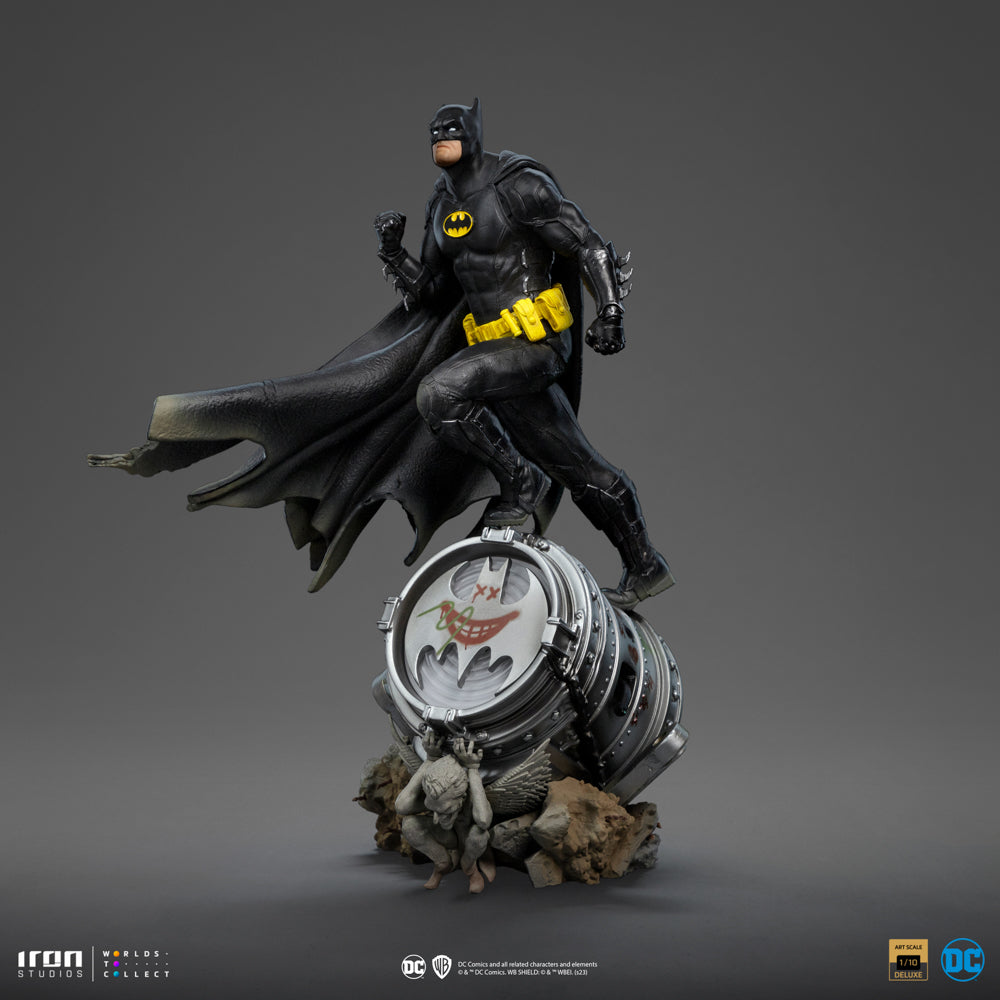 Estátua Batman Deluxe Black Ver - DC Comics - Art Scale 1/10 - Iron Studios