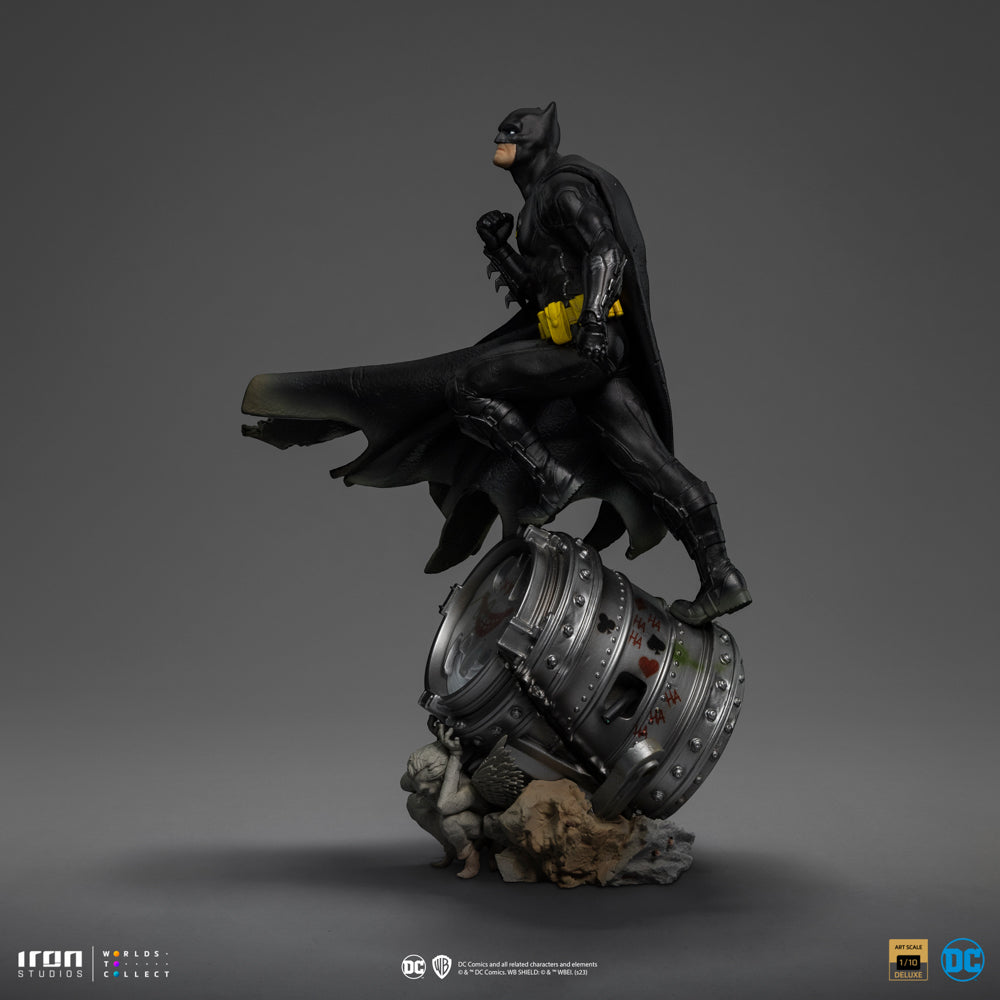 Estátua Batman Deluxe Black Ver - DC Comics - Art Scale 1/10 - Iron Studios