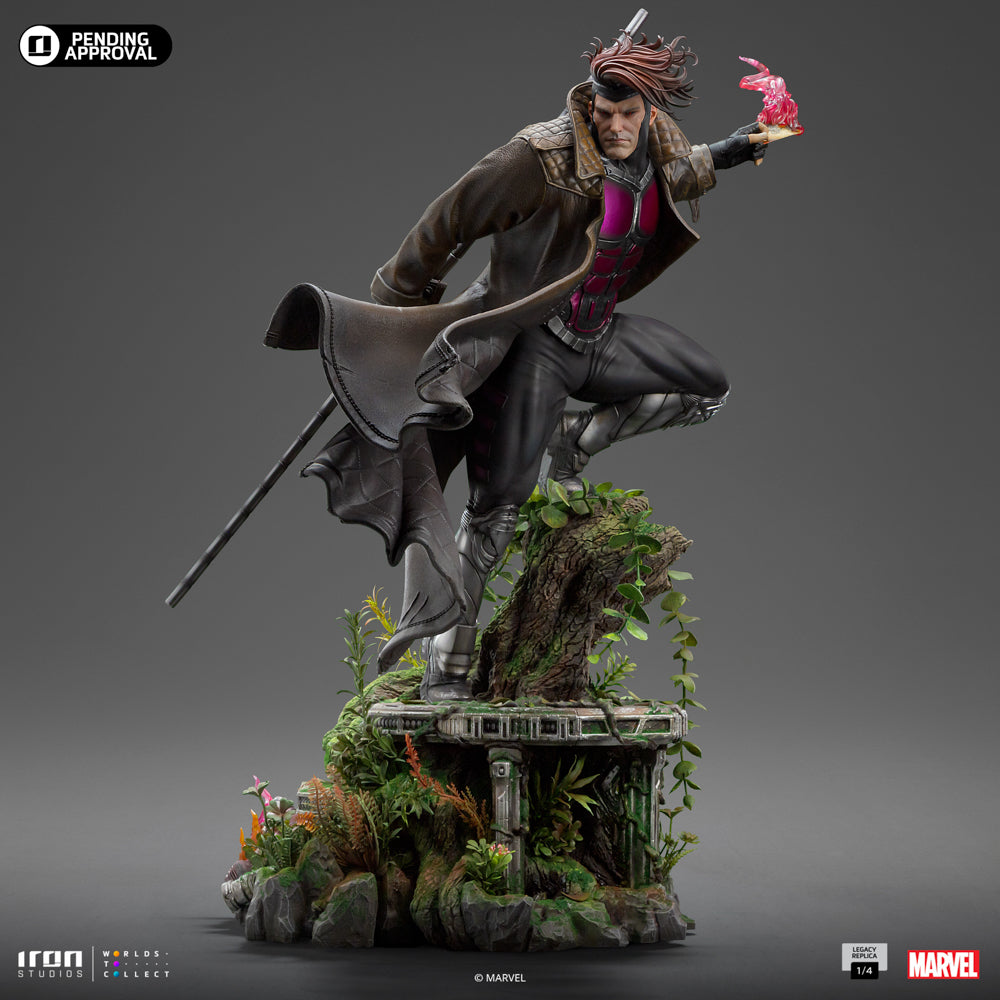 Estátua Gambit Comics - Marvel - Legacy Replica 1/4 - Iron Studios