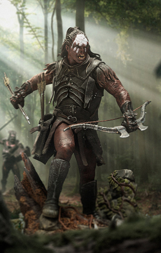 Estátua Lurtz Uruk-Hai Leader - O Senhor dos Anéis - Art Scale 1/10 - Iron Studios