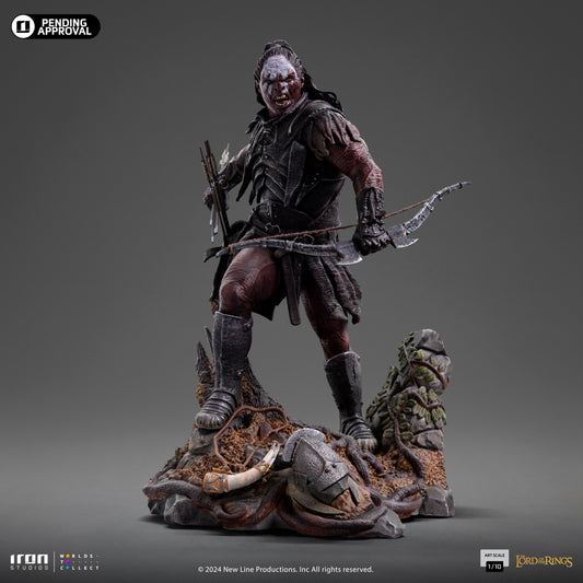 Estátua Lurtz Uruk-Hai Leader - O Senhor dos Anéis - Art Scale 1/10 - Iron Studios