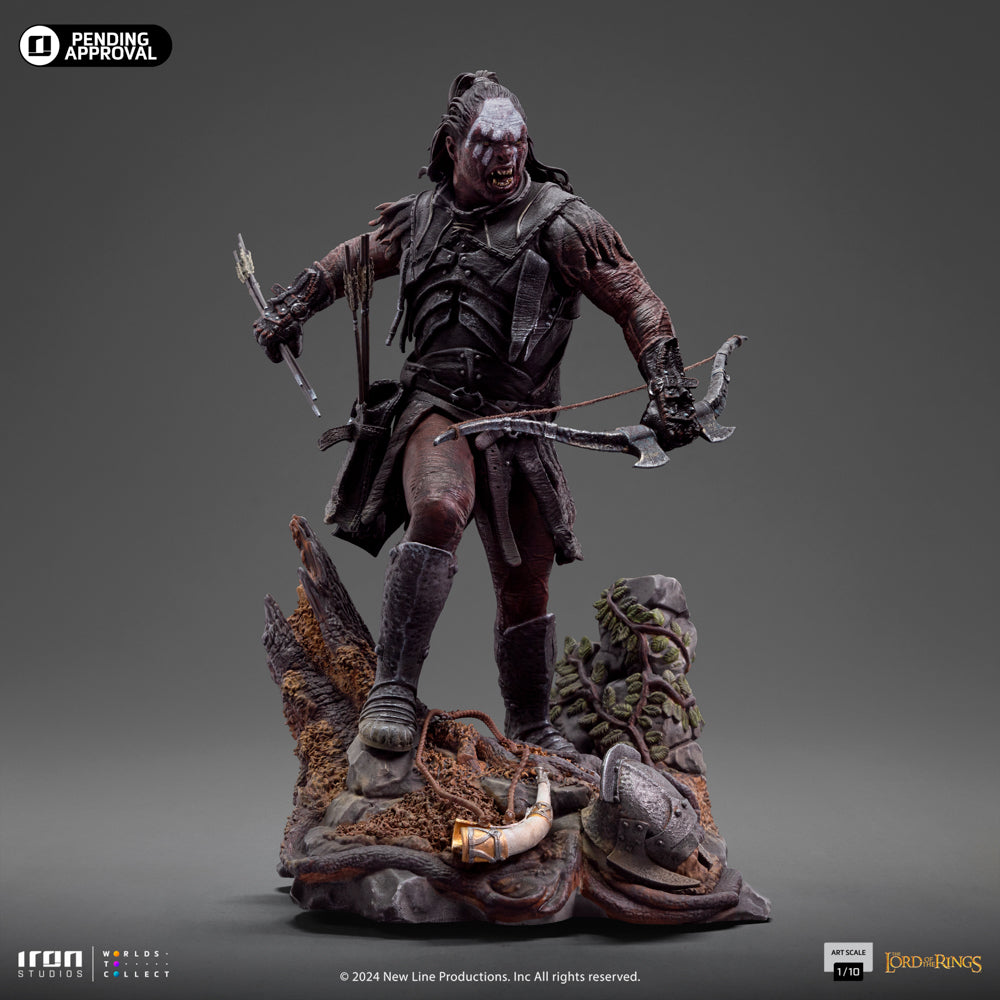 Estátua Lurtz Uruk-Hai Leader - O Senhor dos Anéis - Art Scale 1/10 - Iron Studios