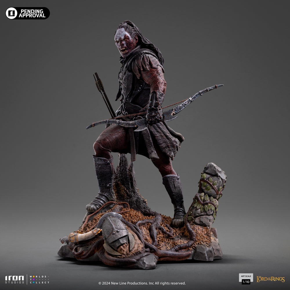 Estátua Lurtz Uruk-Hai Leader - O Senhor dos Anéis - Art Scale 1/10 - Iron Studios