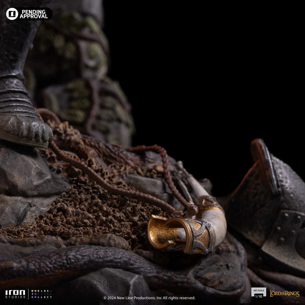 Estátua Lurtz Uruk-Hai Leader - O Senhor dos Anéis - Art Scale 1/10 - Iron Studios