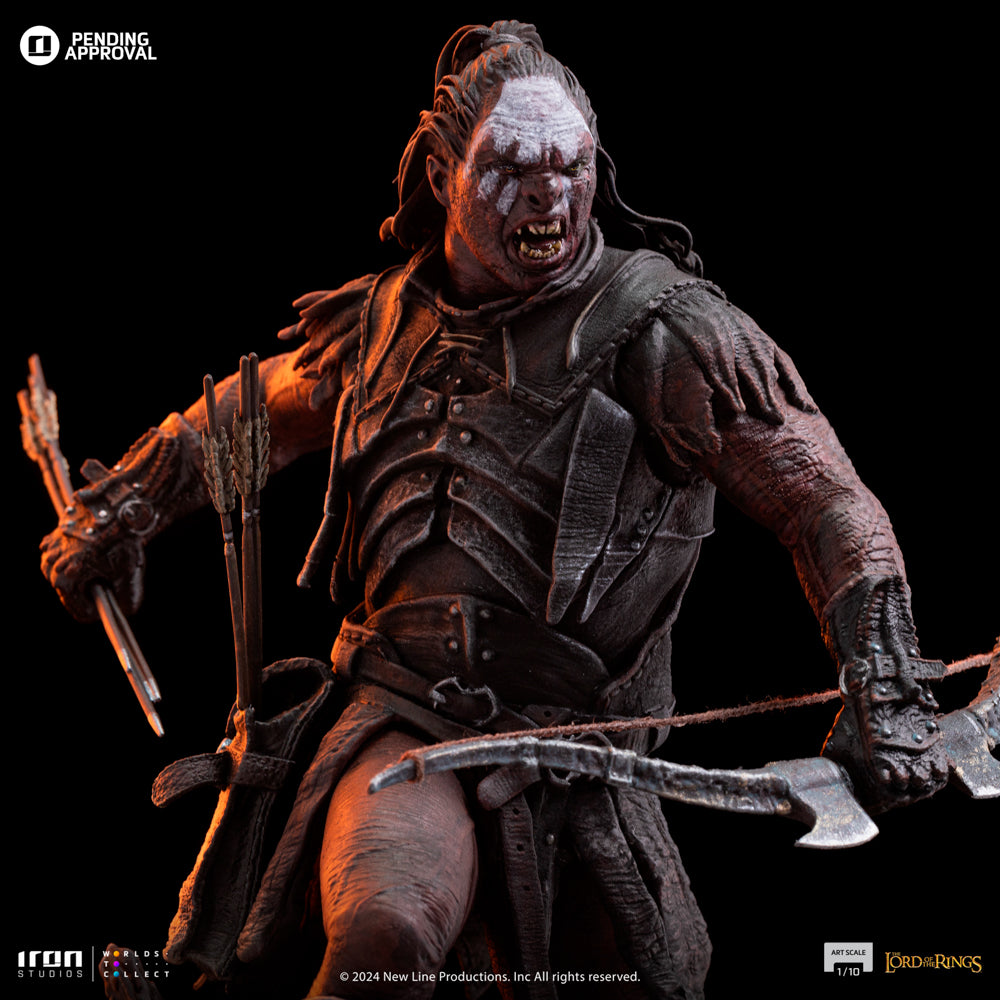 Estátua Lurtz Uruk-Hai Leader - O Senhor dos Anéis - Art Scale 1/10 - Iron Studios