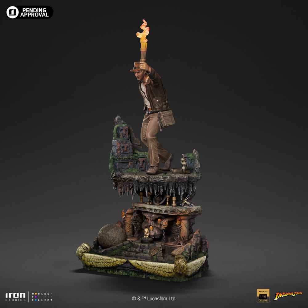 Estátua Indiana Jones Deluxe - Indiana Jones - Art Scale 1/10 - Iron Studios
