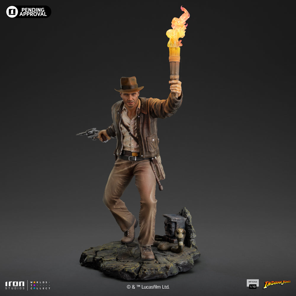 Estátua Indiana Jones - Indiana Jones - Art Scale 1/10 - Iron Studios