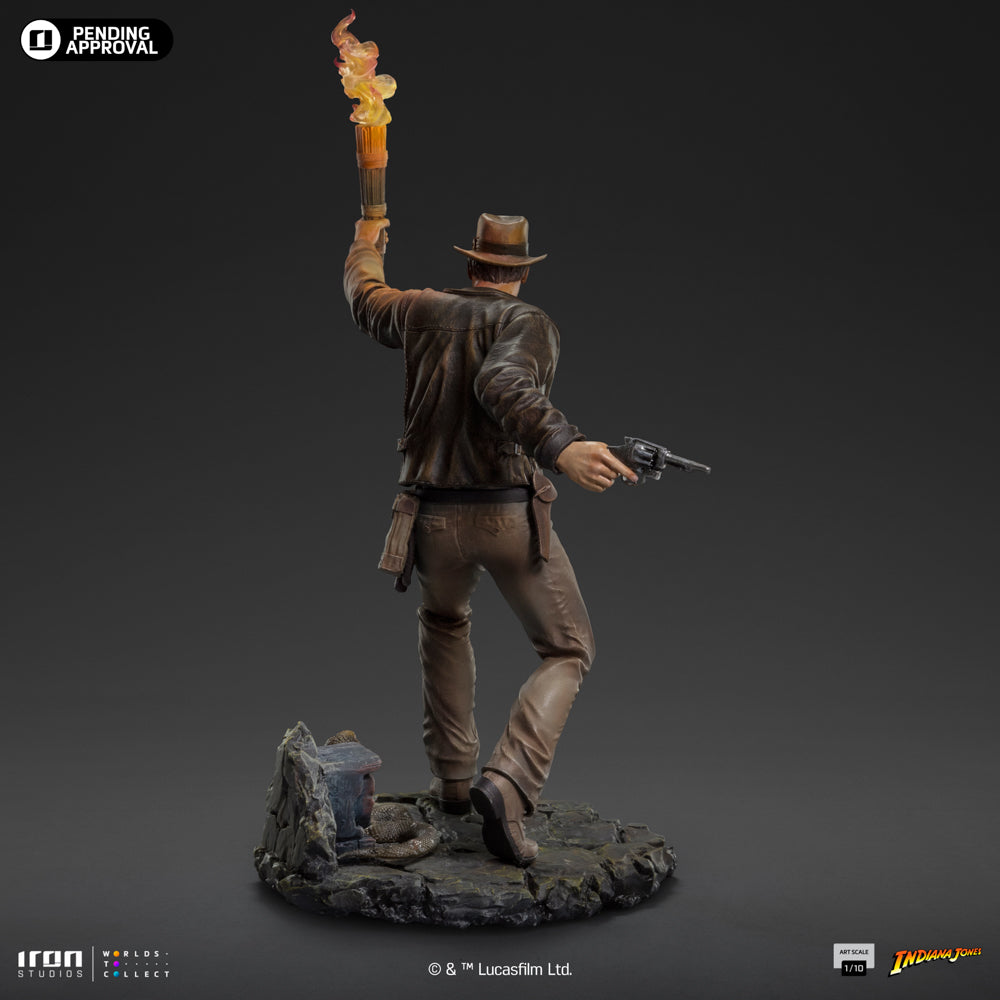 Estátua Indiana Jones - Indiana Jones - Art Scale 1/10 - Iron Studios