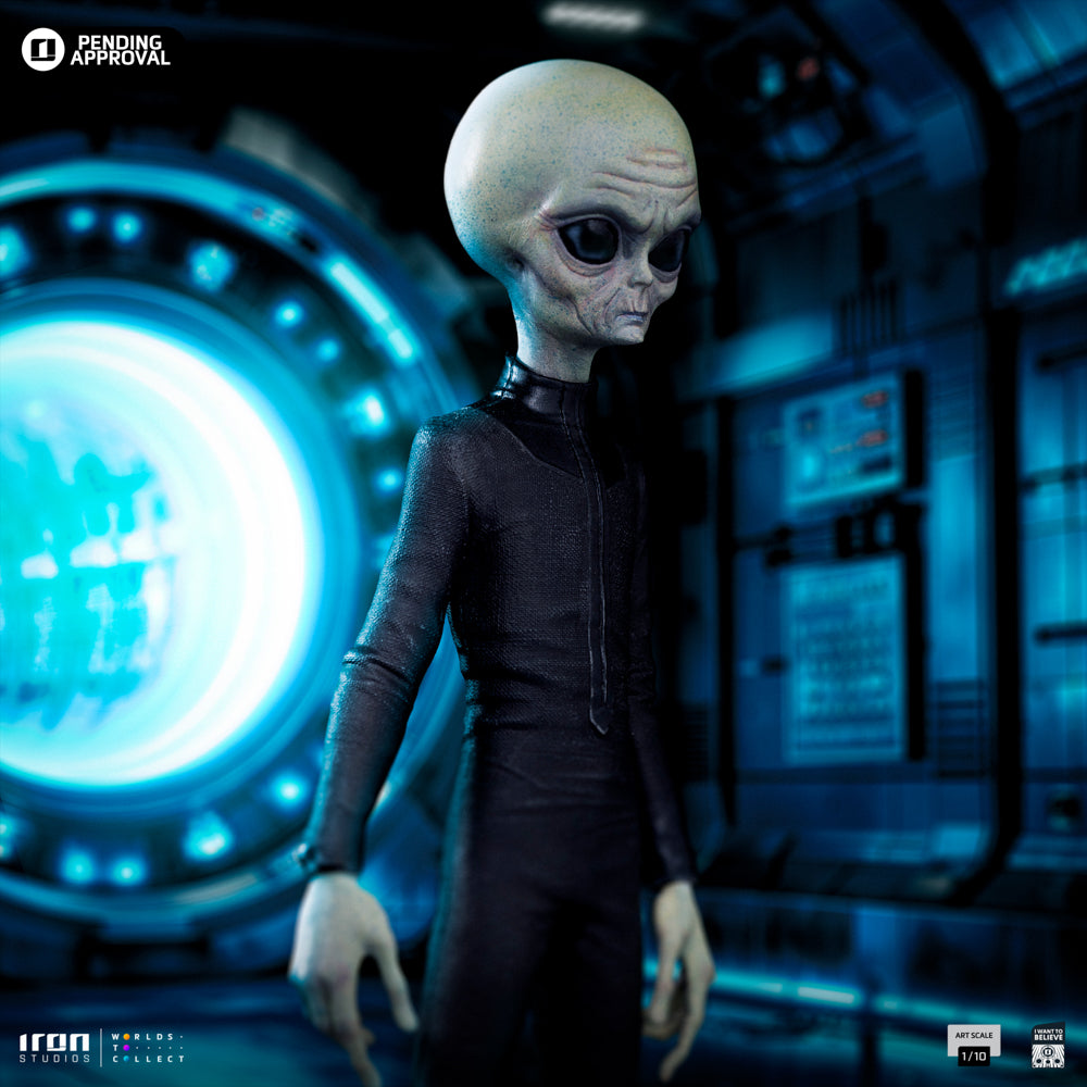 Estátua Grey Alien - I Want to Believe - Art Scale 1/10 - Iron Studios