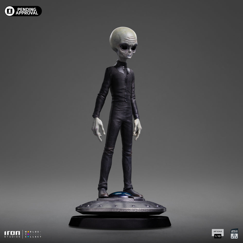 Estátua Grey Alien - I Want to Believe - Art Scale 1/10 - Iron Studios