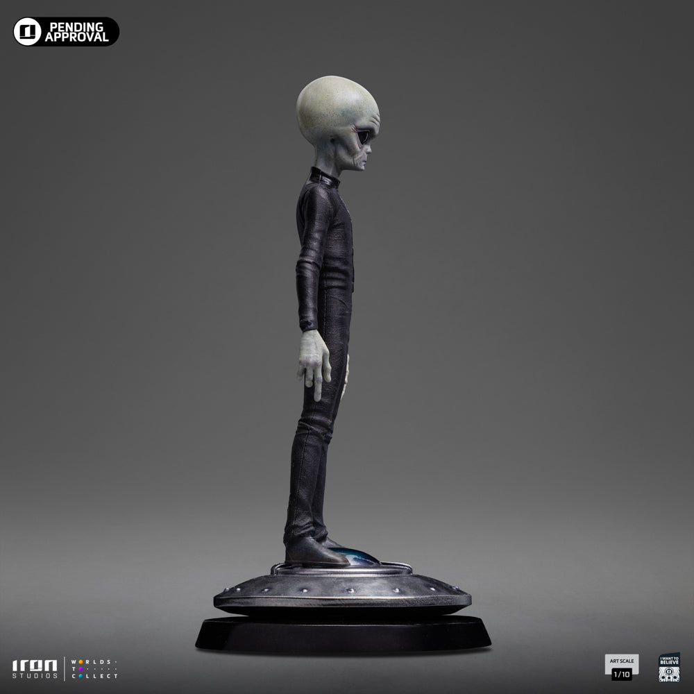 Estátua Grey Alien - I Want to Believe - Art Scale 1/10 - Iron Studios