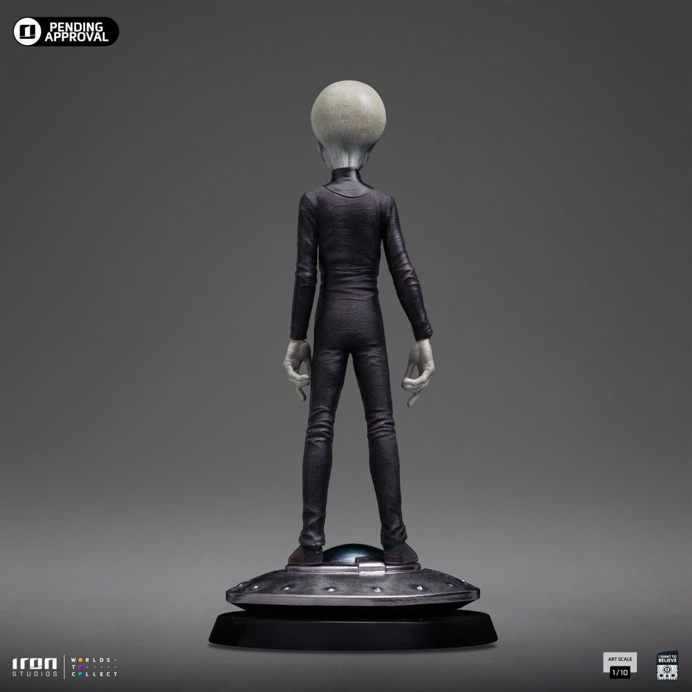 Estátua Grey Alien - I Want to Believe - Art Scale 1/10 - Iron Studios