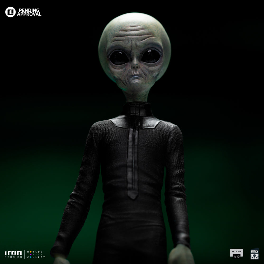 Estátua Grey Alien - I Want to Believe - Art Scale 1/10 - Iron Studios