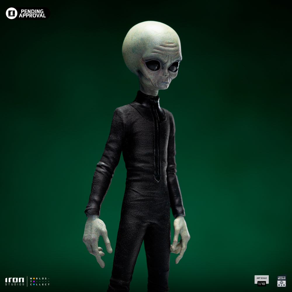 Estátua Grey Alien - I Want to Believe - Art Scale 1/10 - Iron Studios