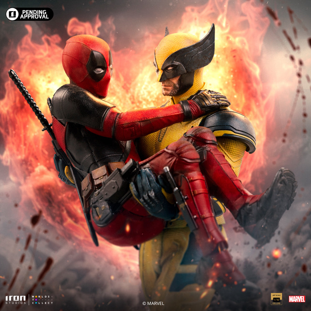 Estátua Deadpool and Wolverine - Deadpool and Wolverine Movie