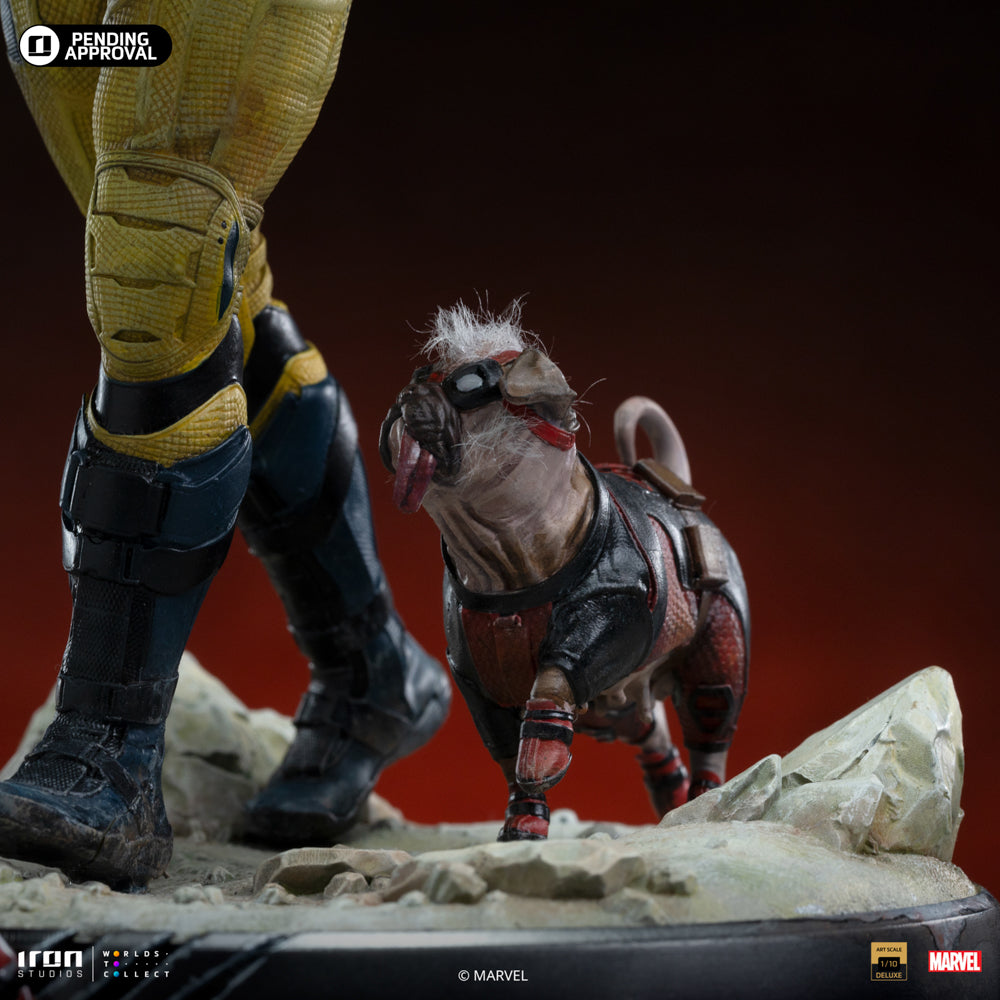 Estátua Deadpool and Wolverine - Deadpool and Wolverine Movie - Deluxe Art Scale 1/10 - Iron Studios