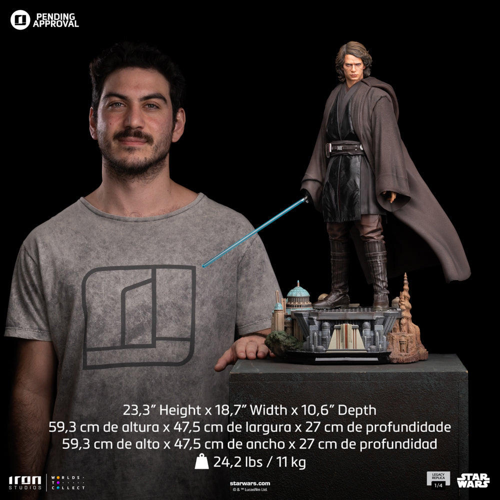 Estátua Anakin Skywalker - Star Wars - Legacy Replica 1/4 - Iron Studios
