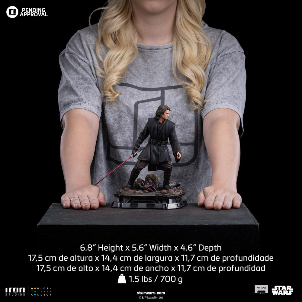 Estátua Anakin Skywalker Jedi Knight Ver - Star Wars - Art Scale 1/10 - Iron Studios