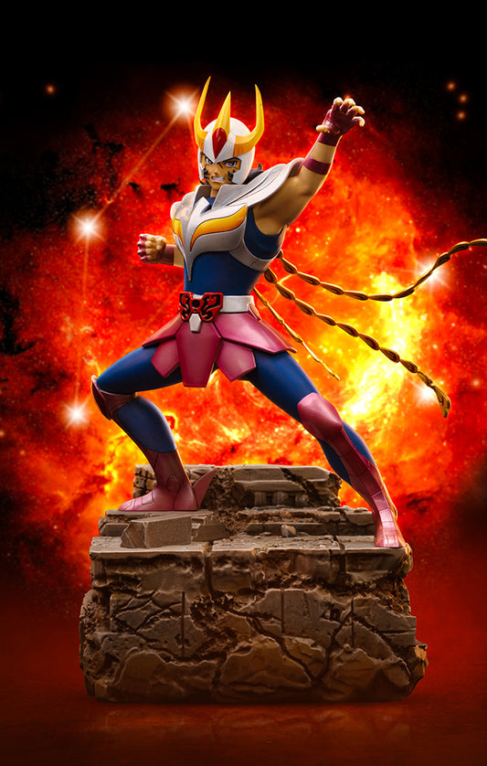 Estátua Ikki de Fenix - Os Cavaleiros do Zodíaco - Art Scale 1/10 - Iron Studios