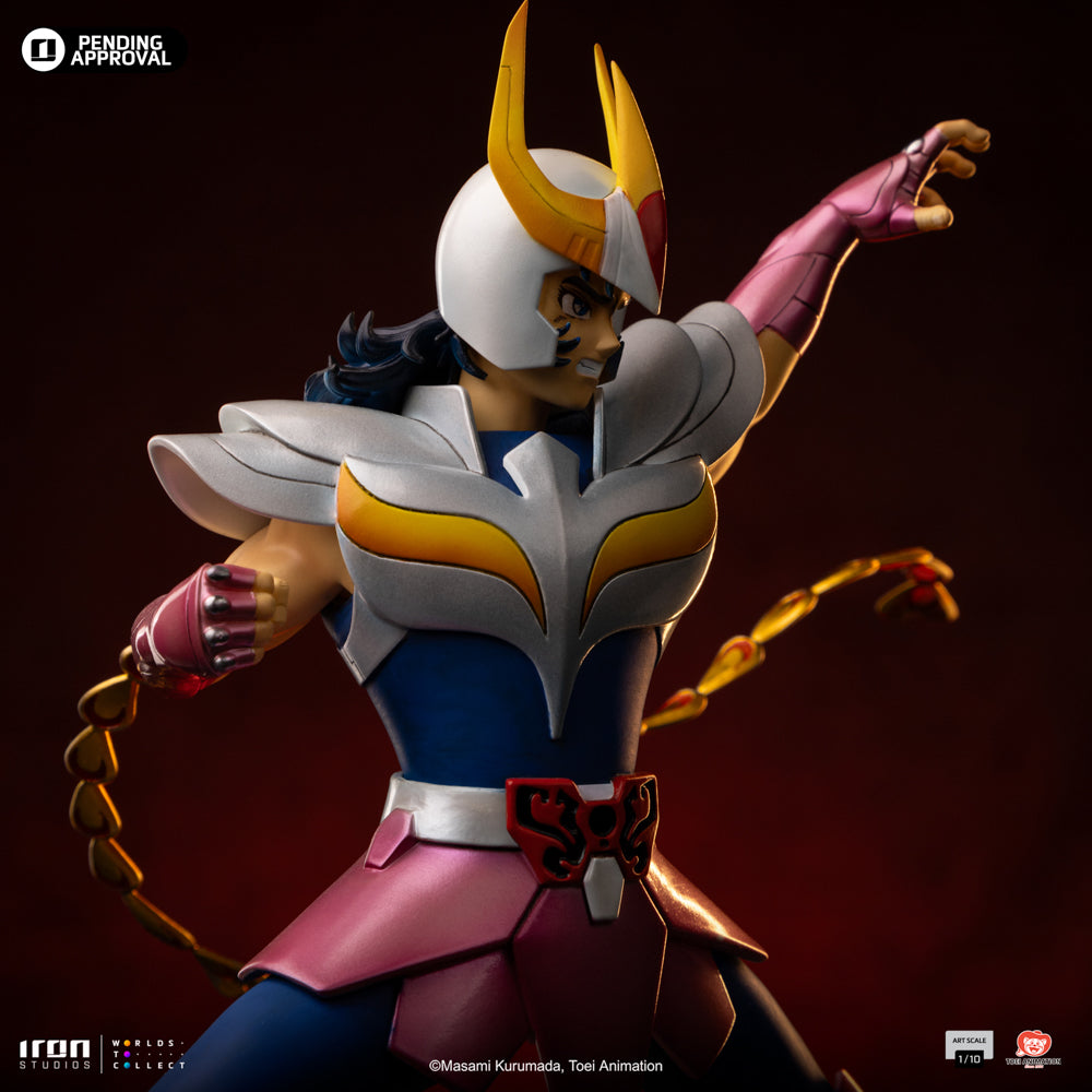 Estátua Ikki de Fenix - Os Cavaleiros do Zodíaco - Art Scale 1/10 - Iron Studios