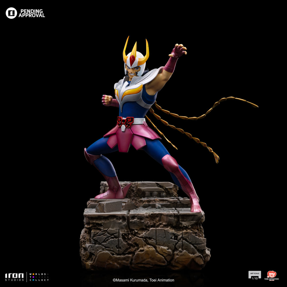 Estátua Ikki de Fenix - Os Cavaleiros do Zodíaco - Art Scale 1/10 - Iron Studios
