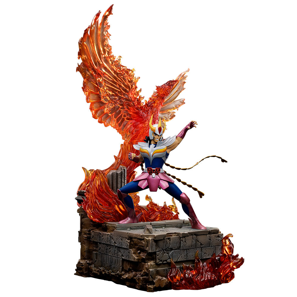Estátua Ikki de Fenix Deluxe - Os Cavaleiros do Zodíaco - Art Scale 1/10 - Iron Studios