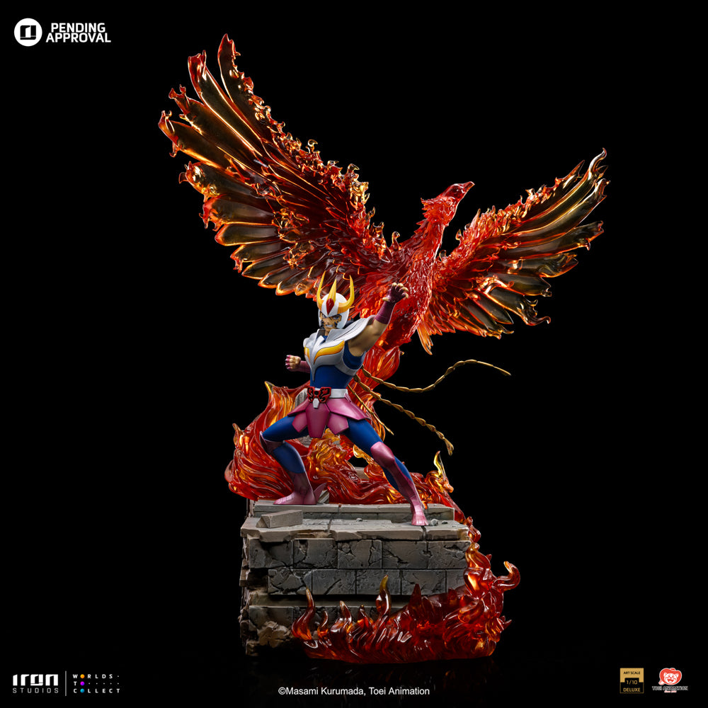 Estátua Ikki de Fenix Deluxe - Os Cavaleiros do Zodíaco - Art Scale 1/10 - Iron Studios