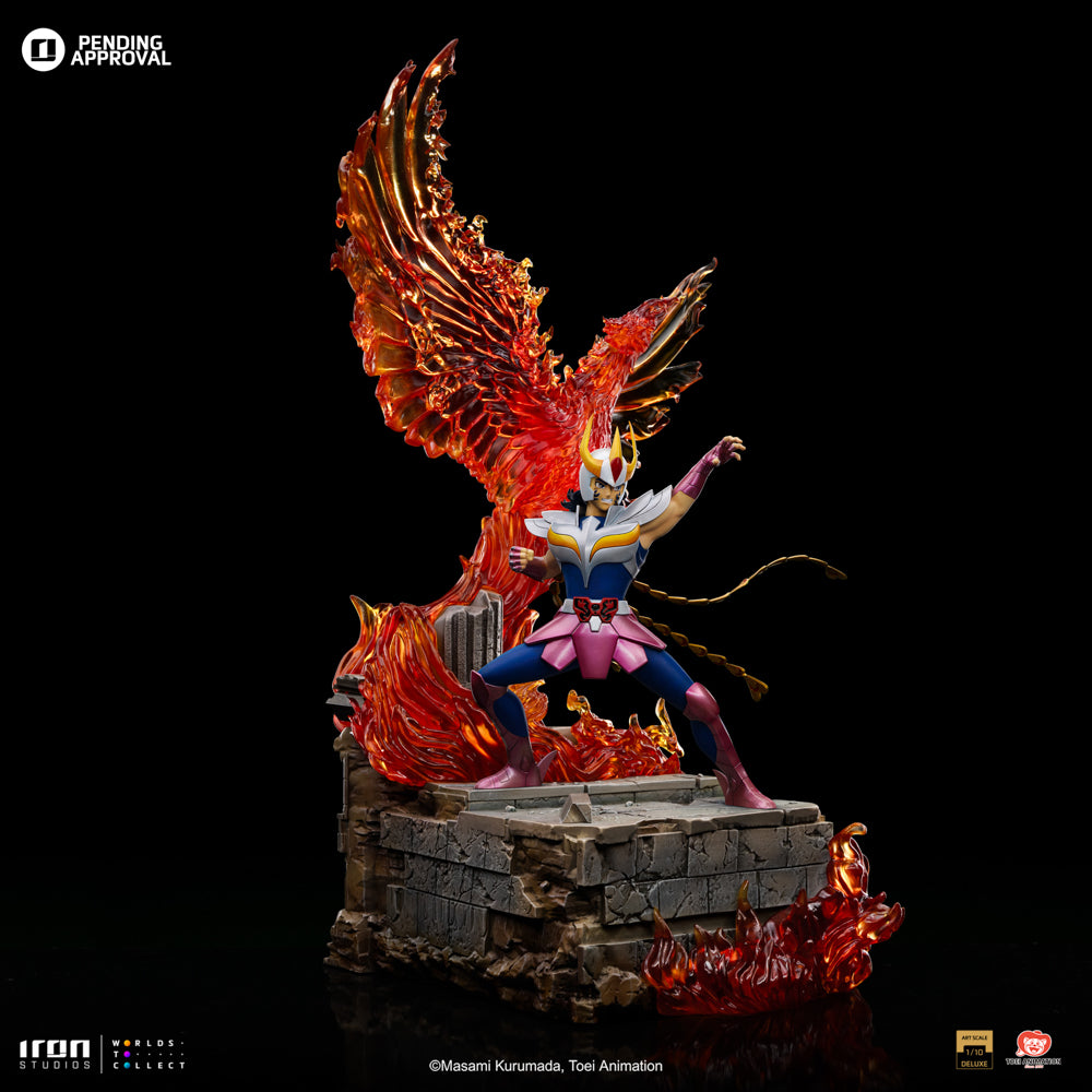 Estátua Ikki de Fenix Deluxe - Os Cavaleiros do Zodíaco - Art Scale 1/10 - Iron Studios