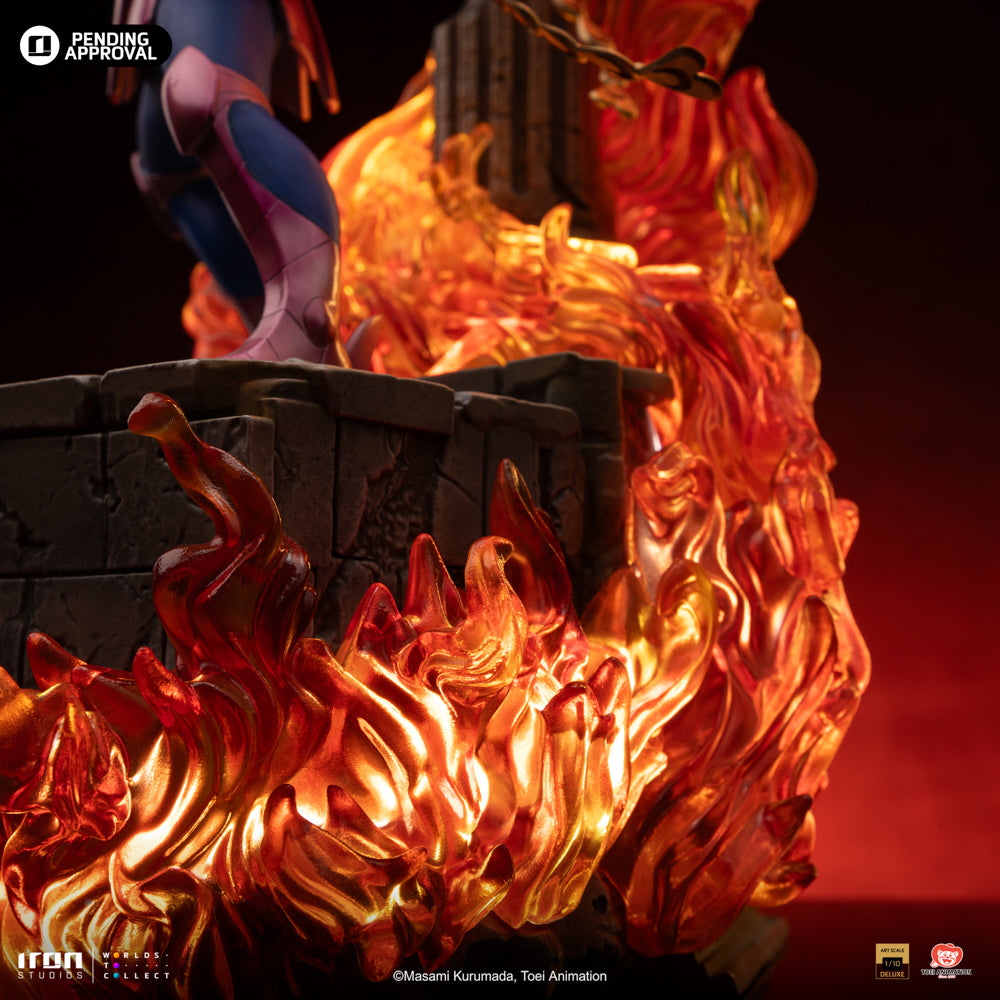 Estátua Ikki de Fenix Deluxe - Os Cavaleiros do Zodíaco - Art Scale 1/10 - Iron Studios