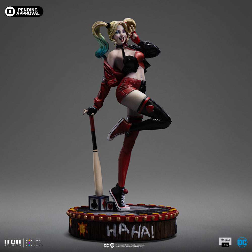 Estátua Arlequina Gotham City Sirens - DC Comics - Art Scale 1/10 - Iron Studios
