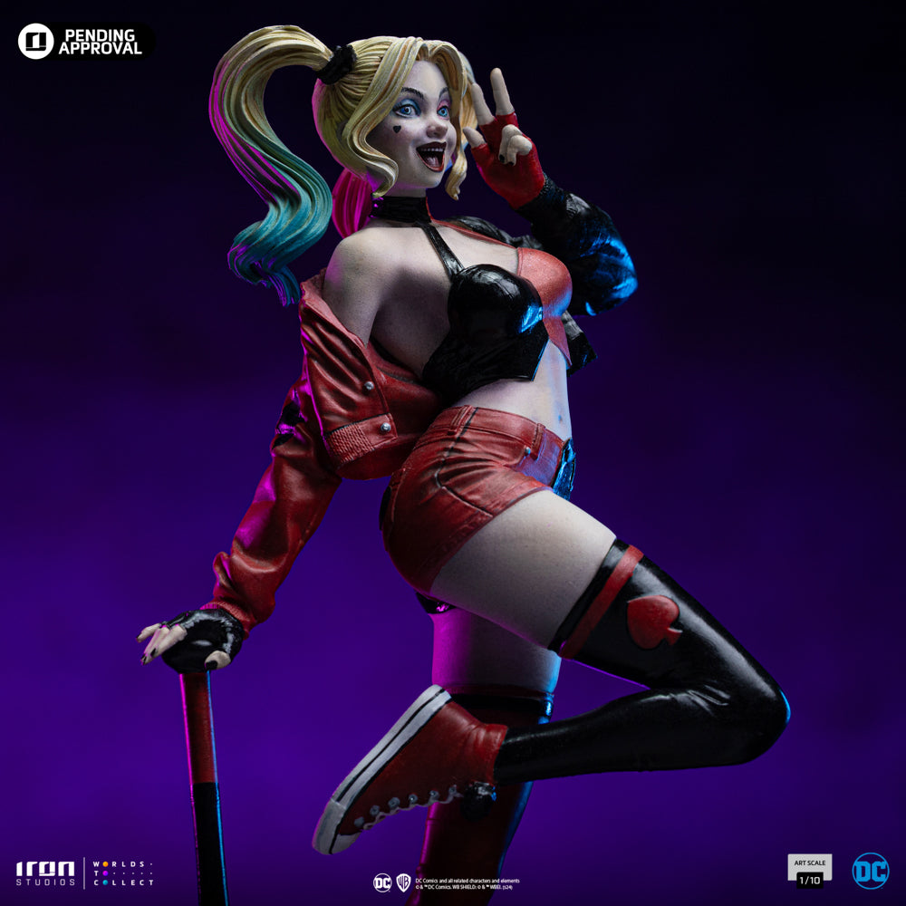 Estátua Arlequina Gotham City Sirens - DC Comics - Art Scale 1/10 - Iron Studios
