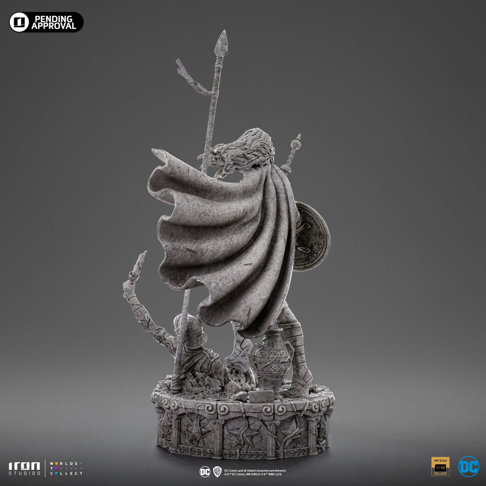 Estátua Mulher Maravilha Unleashed Marble Ver- DC Comics - Art Scale 1/10 - Iron Studios