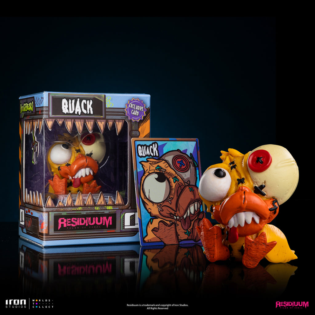 Estátua Quack - Residiuum Boogie Bears - Monster Scale - Iron Studios