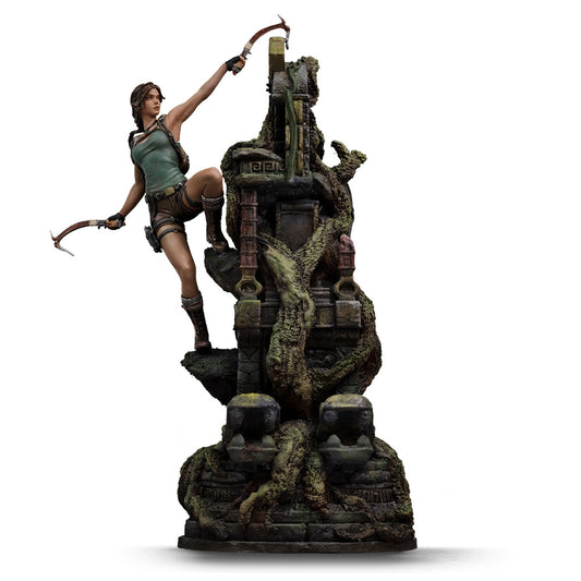 Estátua Lara Croft Deluxe - Tomb Raider - Art Scale 1/10 - Iron Studios