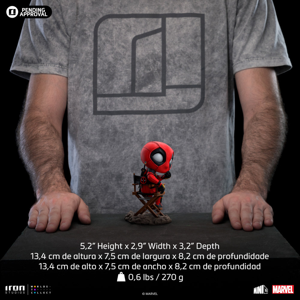 Estátua Deadpool - Deadpool & Wolverine - MiniCo - Iron Studios