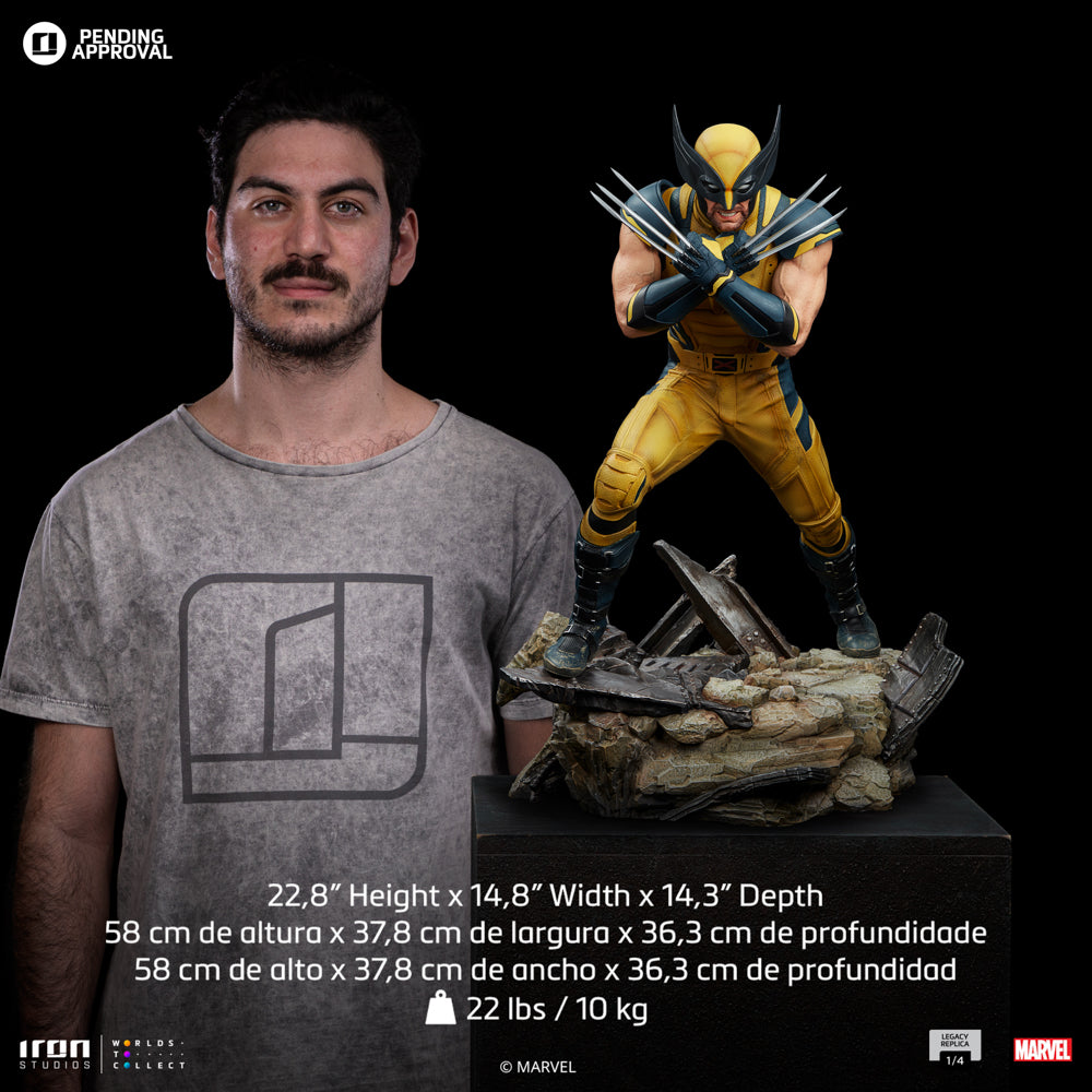 Estátua Wolverine - Deadpool & Wolverine - Legacy Replica 1/4 - Iron Studios