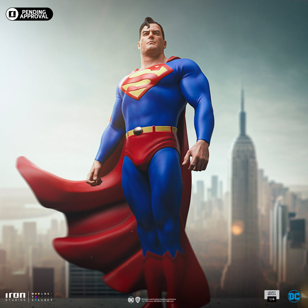 Estátua Superman Trinity - DC Comics -   Legacy Replica 1/4 - Iron Studios